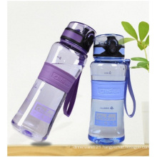 Creative Transparent Plastic Cups with Lid, Students Portable Water Glass Can Be Printed Logo